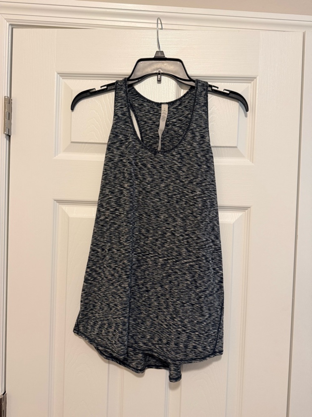 lululemon athletica Black Heather Racerback Tank